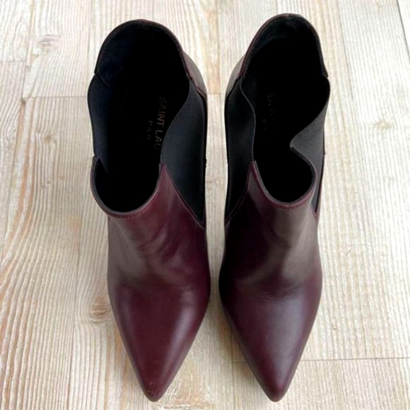 𝅺Saint‎ Laurent Paris Stiletto Ankle Boots - Picture 3 of 11